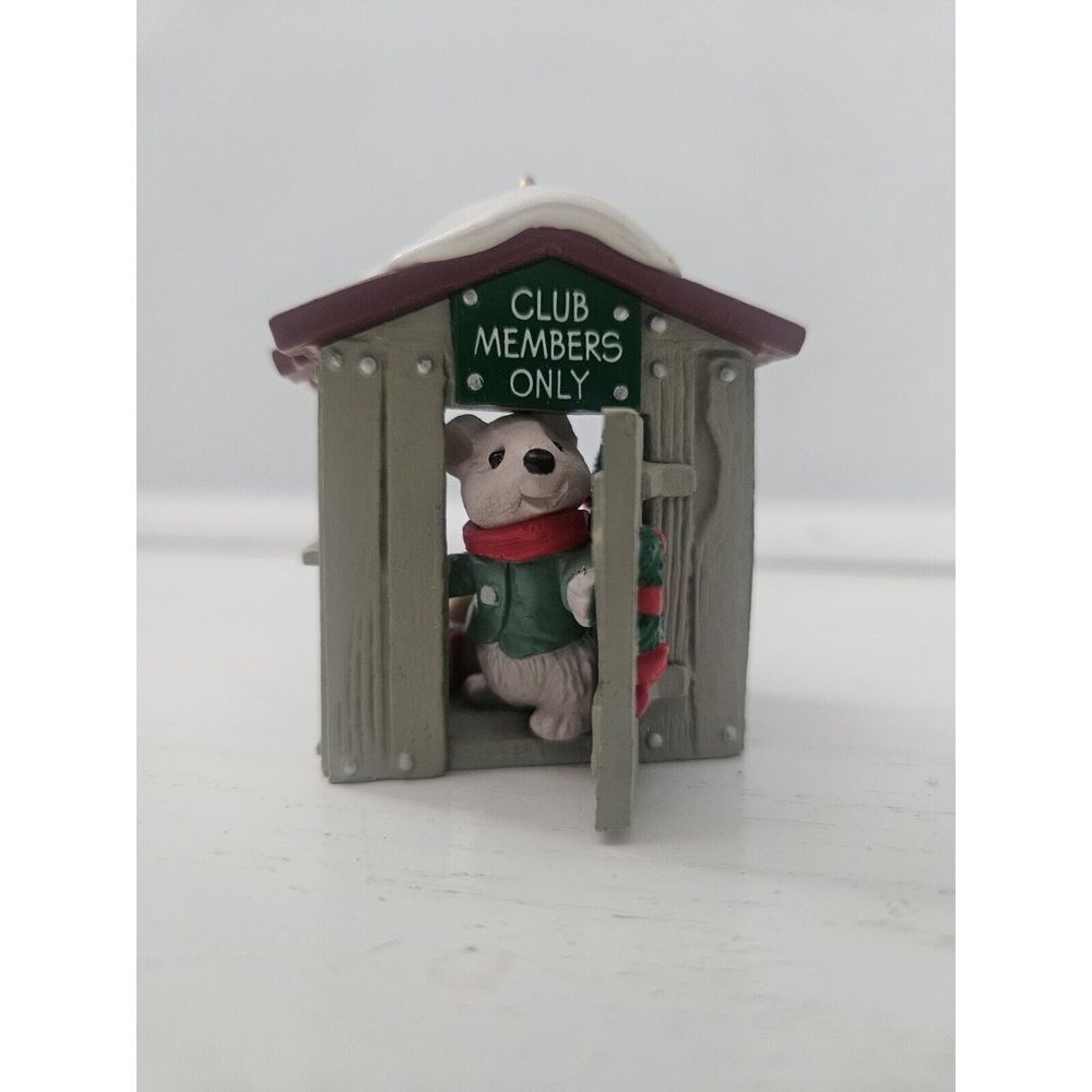Hallmark Keepsake Ornament Collector's Club 1988"Our Clubhouse" Christmas NO Box